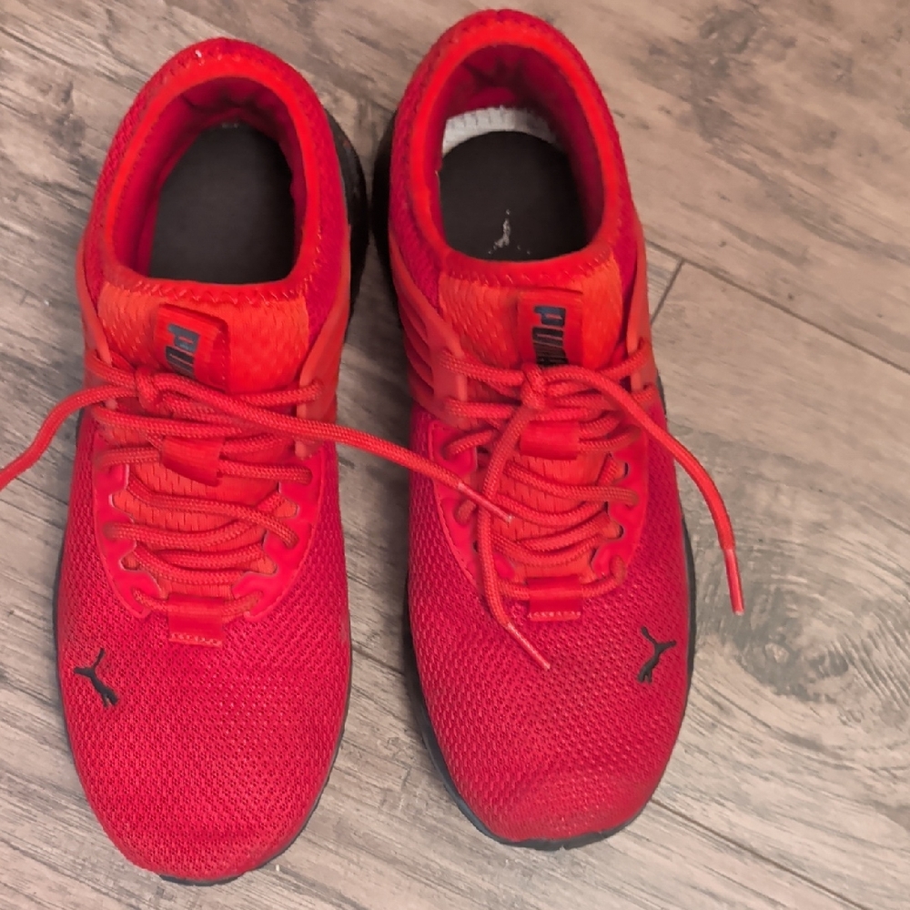 Puma Men's Fiery Red Athletic Sneakers
